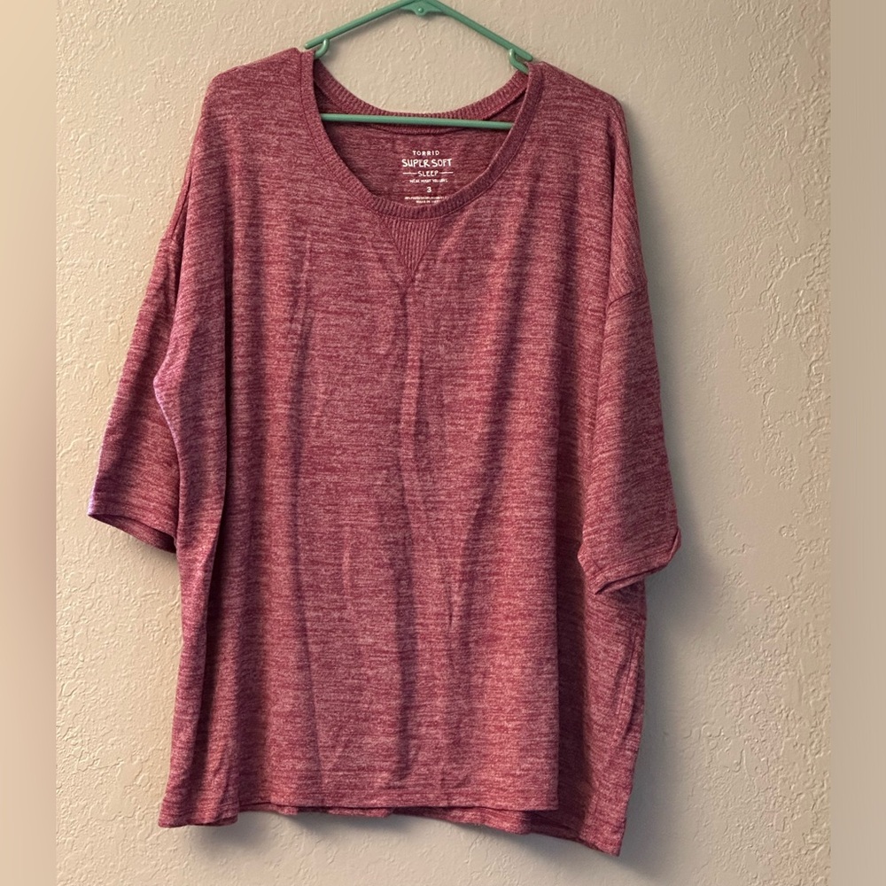 Torrid super soft sleep 3/4 sleeve size 3